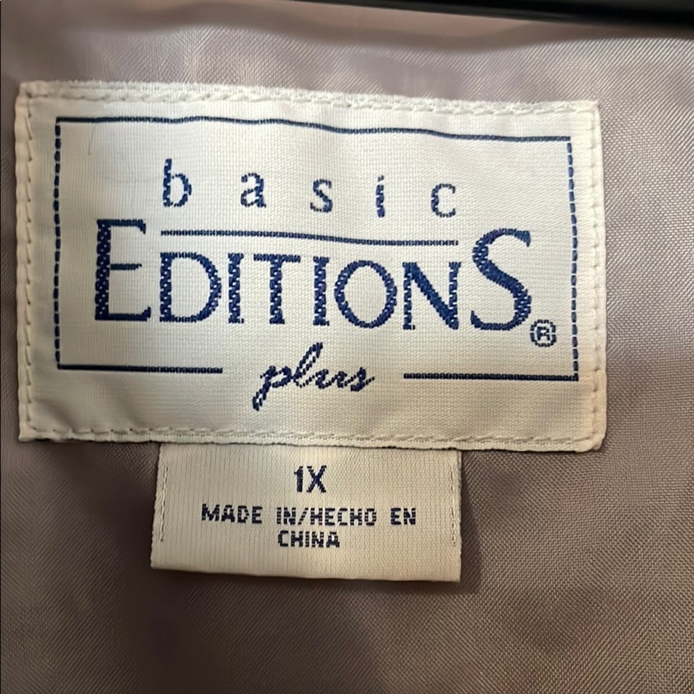Vintage Basic Editions Teddy Jacket Oversized Fit - image 2